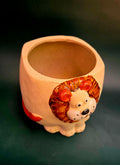 Decorative pot - Lion