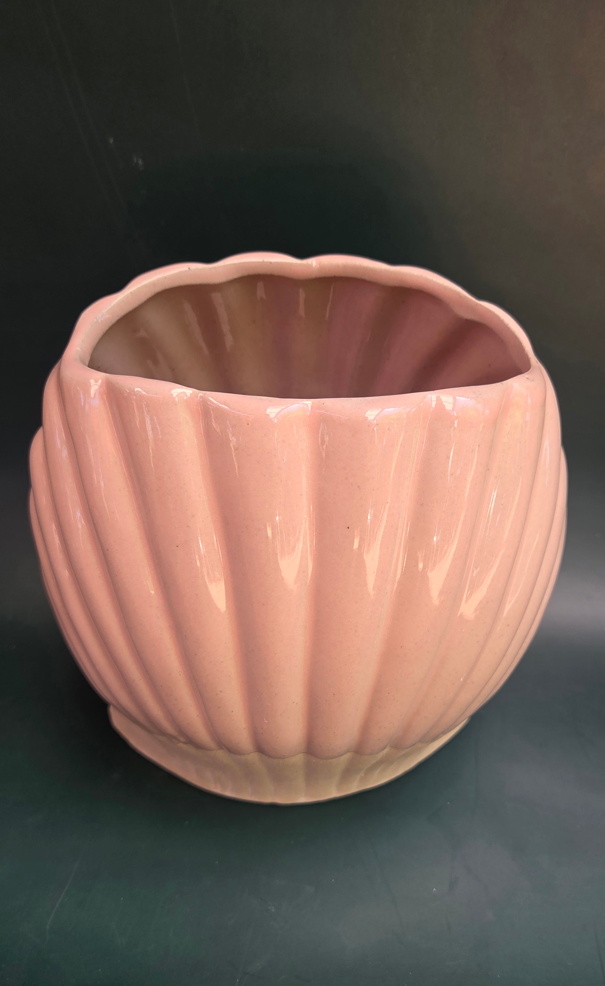 Clam shell planter