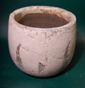 White earth decorative pot