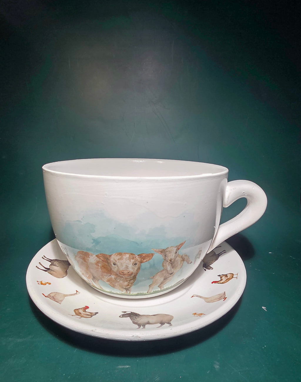 Teacup planter