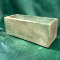 Rectangle concrete planter grey